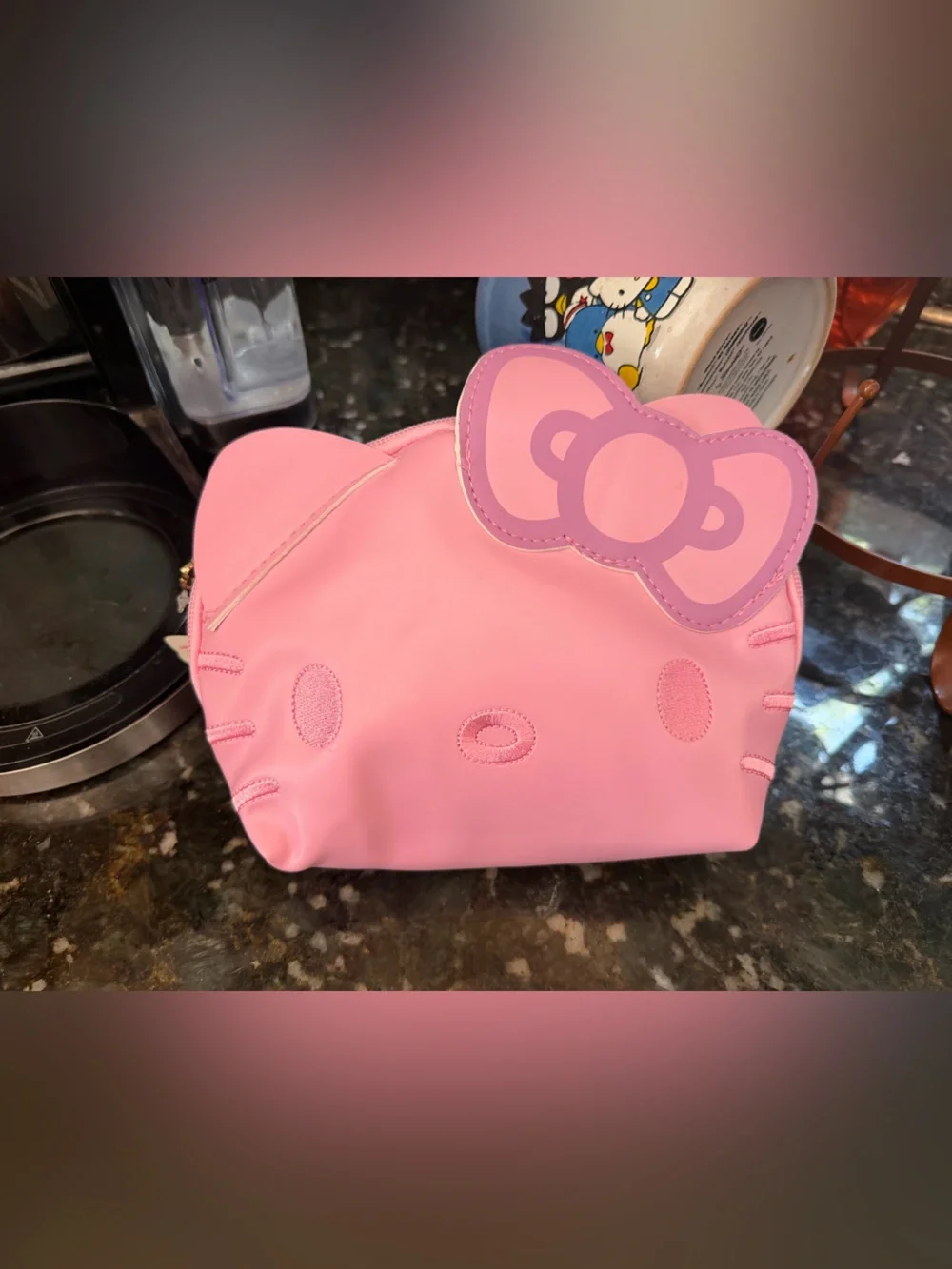 Hello Kitty Pink makeup bag/ pencil bag- Pink